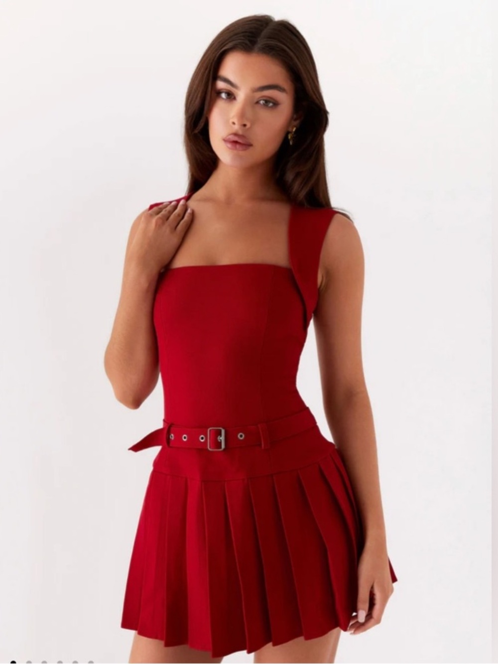 Peppermayo Justina Belted Mini Dress